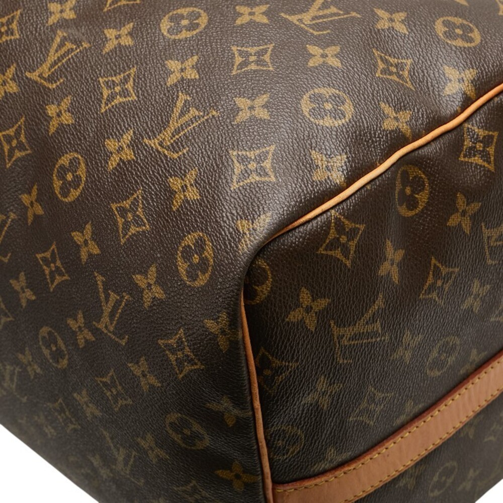 Louis Vuitton Monogram Keepall Bandouliere Boston Shoulder Bag Brown Leather - Picture 7 of 9